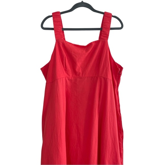 Pact NEW Canopy Linen Blend Tank Dress Red Size XXXLarge - Picture 11 of 12